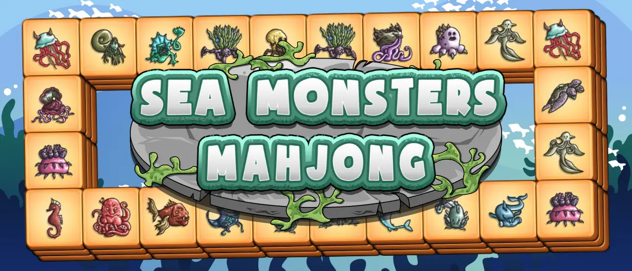 Sea Monsters Mahjong - Jogue Online Grátis com Monstros Marinhos