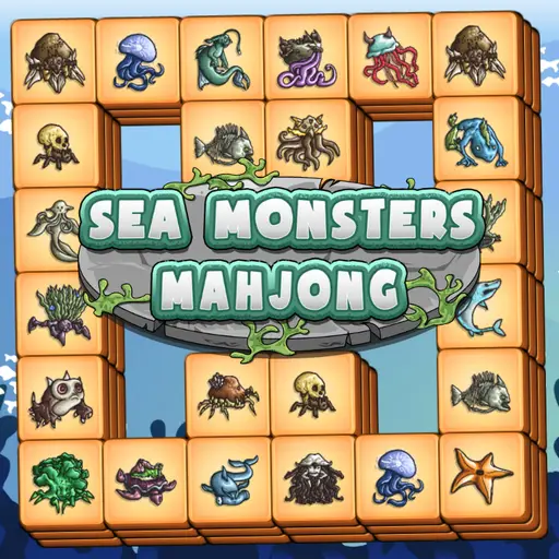 Sea Monsters Mahjong - Jogue Online Grátis com Monstros Marinhos
