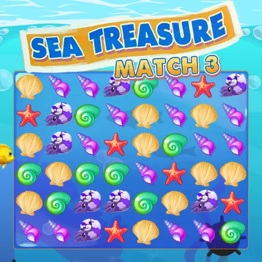 Sea Treasure Match 3 - Jeu en ligne gratuit