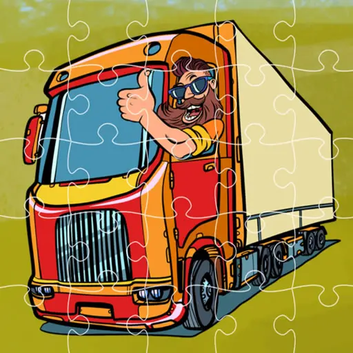 Semi Trucks Jigsaw – Kostenloses Puzzlespiel online spielen