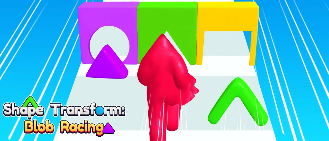 Shape Transform Blob Racing - Jeu de course casual en ligne