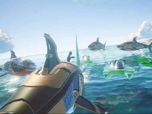 Shark Ships - Jogo de Corrida Online Grátis
