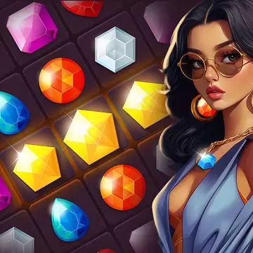 Shiny Jewels Ücretsiz Oyna - Eşleştirme Oyunu