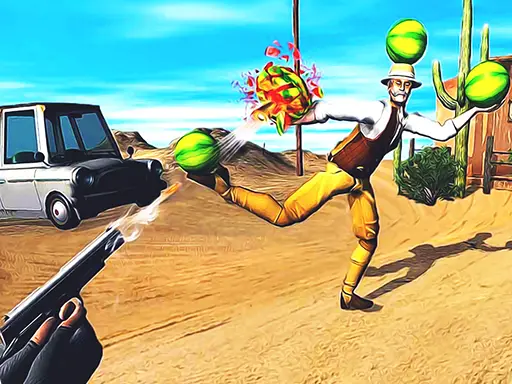 Shoot The Watermelon - Free Fruit Shooting Game for Focus & Practice