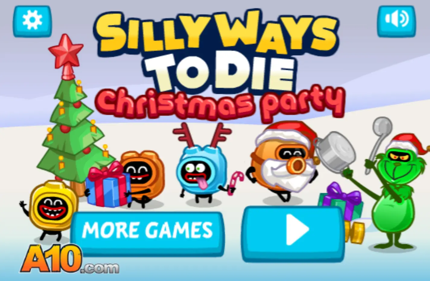 Silly Ways To Die Christmas Party - Juego divertido para jugar online gratis
