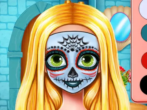Sisters Halloween Face Paint - Jeu de maquillage effrayant en ligne gratuit