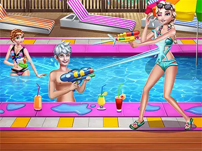 Sisters Pool Party - Jogue Grátis e Divirta-se com Festa na Piscina