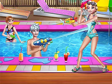 Sisters Pool Party - Jogue Grátis e Divirta-se com Festa na Piscina