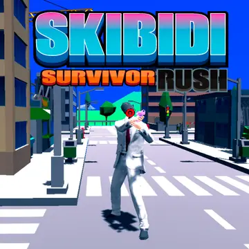 Skibidi Survivor Rush: Juego de Acción y Disparos Gratis