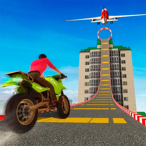 Sky Bike Stunt 3D - Ücretsiz Yarış ve Akrobasi Oyunu