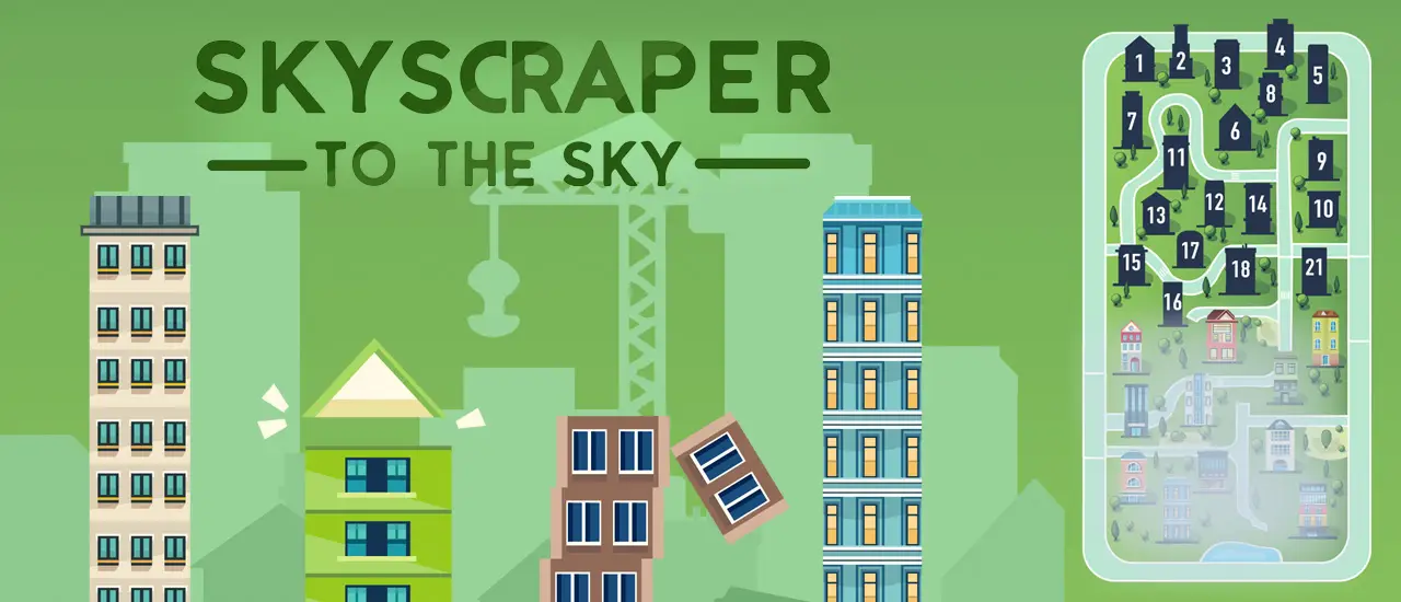 Skyscraper to the Sky – Kostenloses Puzzlespiel online spielen