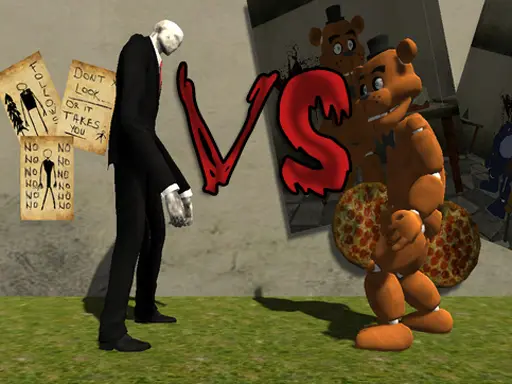 Slenderman vs Freddy The Fazbear – Horror Spiel online spielen