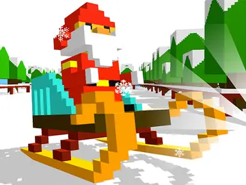 Sliding Santa: Juego gratis para jugar en línea en Navidad