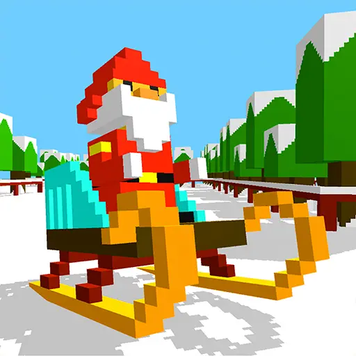 Sliding Santa Claus - Jeu d'arcade gratuit en ligne