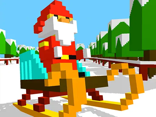 Sliding Santa Claus - Jeu d'arcade gratuit en ligne