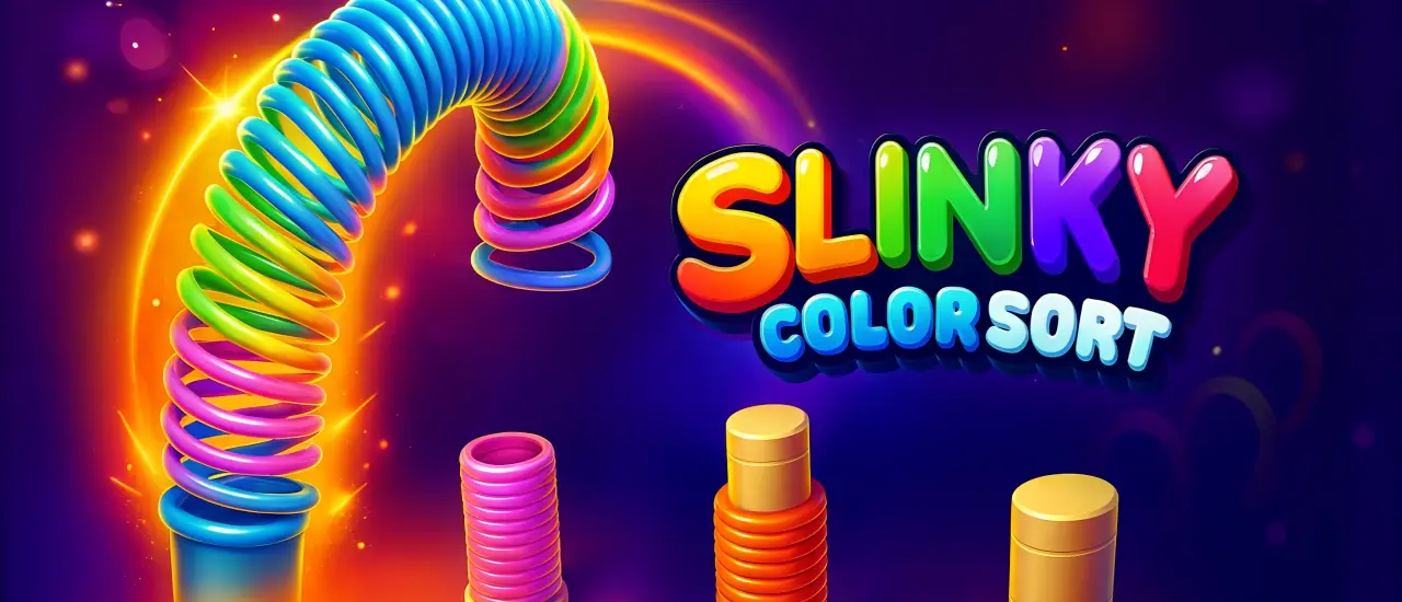 Slinky Color Sort Puzzle Oyna - Renkli Slinky Oyunu Ücretsiz