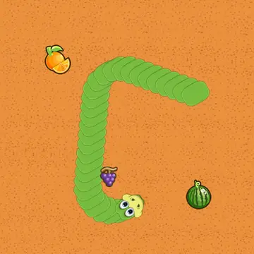 Snake Want Fruits - Jeu de Puzzle en Ligne Gratuit