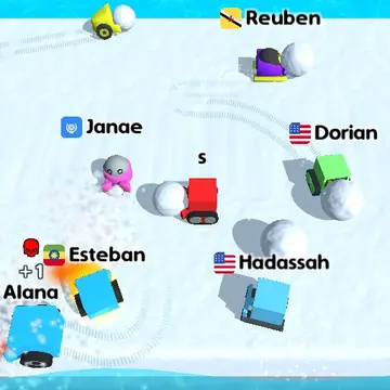 Snow War .io オンライン無料ゲーム - 雪の上で対戦