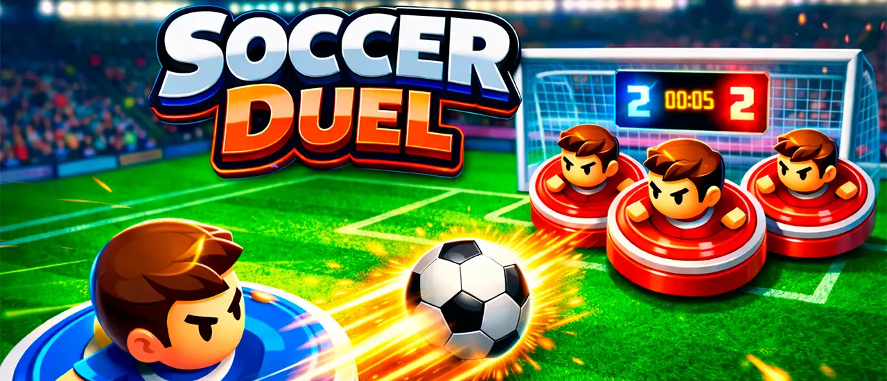 Soccer Duel - Jogo de Futebol de Mesa Online Grátis