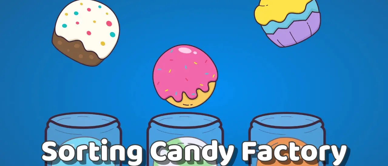 Sorting Candy Factory - Jeu de Puzzle en Ligne Gratuit