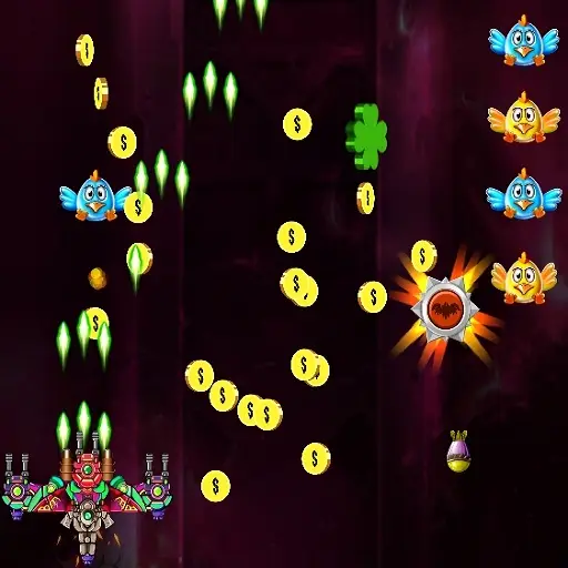 Space Attack Chicken Invaders لعبة إطلاق نار فضائية مجانية للعب أونلاين