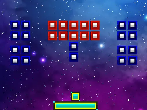 Space Brickout - Free Retro Puzzle Brick Breaker Game