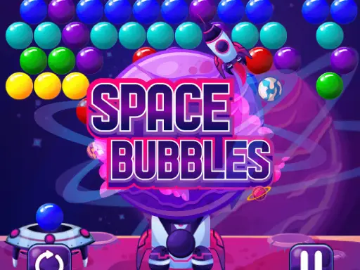Space Bubbles لعبة تصويب الفقاعات المجانية أونلاين