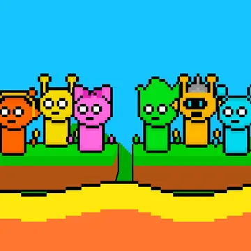 Sprunki Lava Escape 2 Player - Ücretsiz Macera Oyunu