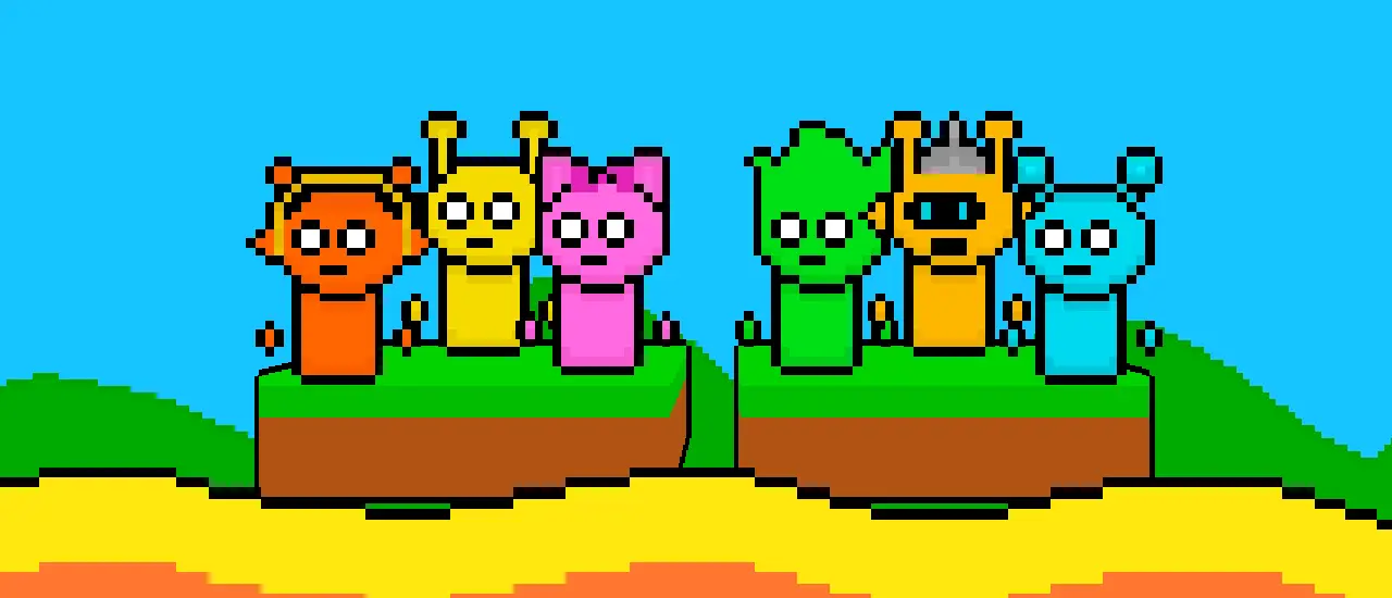 Sprunki Lava Escape 2Player - Fun Online Adventure Game