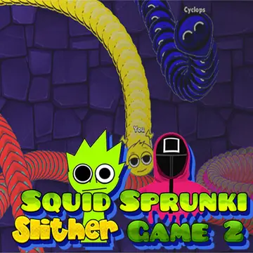 Squid Sprunki Slither Game 2 - Jouer au jeu de serpent en ligne gratuit