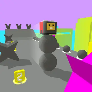 Stack Fire Rider 3D - ブロック集めと避けるアーケードゲームをプレイ