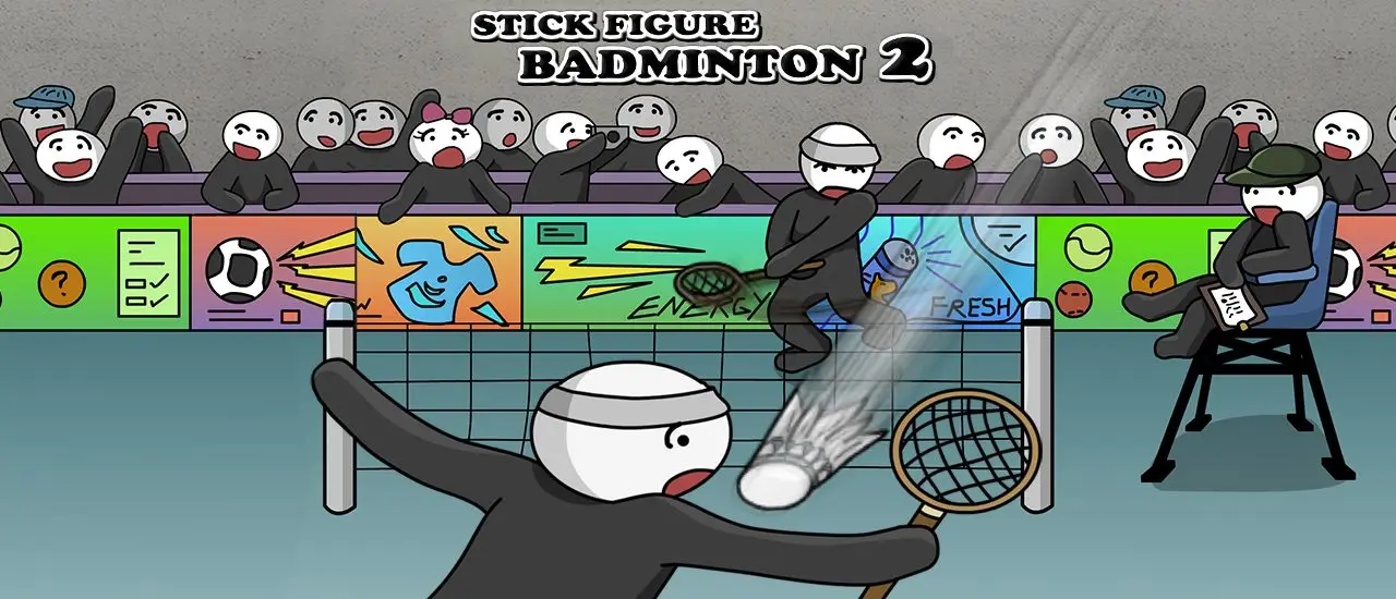 Stick Figure Badminton 2 - Jogue Online e Grátis