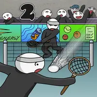 Stick Figure Badminton 2 - Jogue Online e Grátis