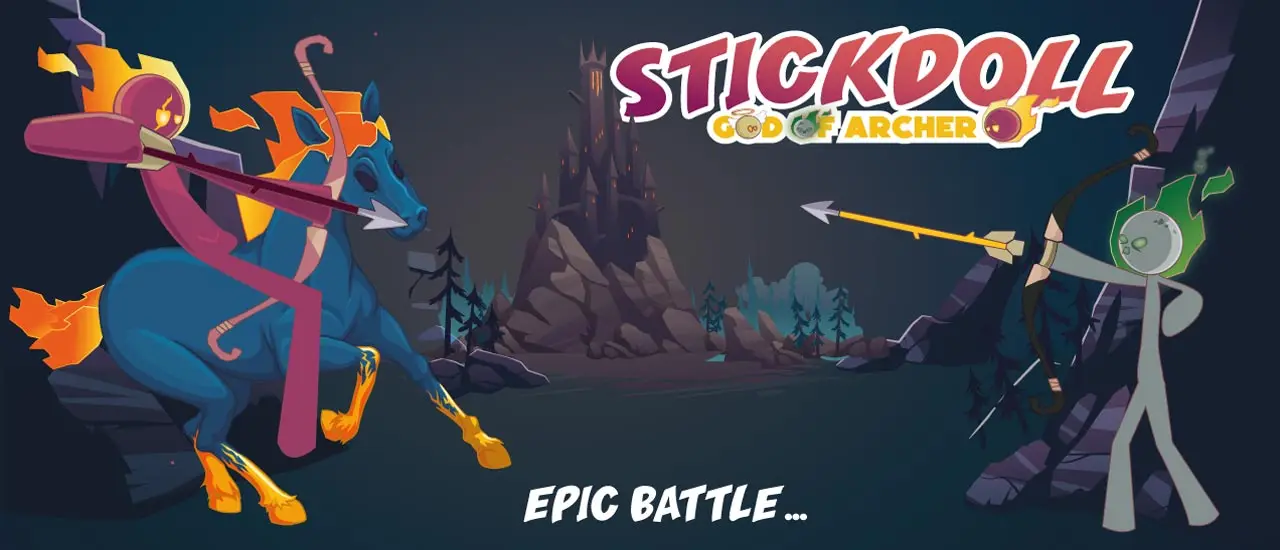 Stickdoll: Juego de Tiro con Arco y Batallas en Línea