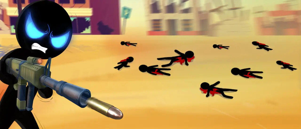 Stickman Armed Assassin Going Down - Jeu de tir à la troisième personne gratuit