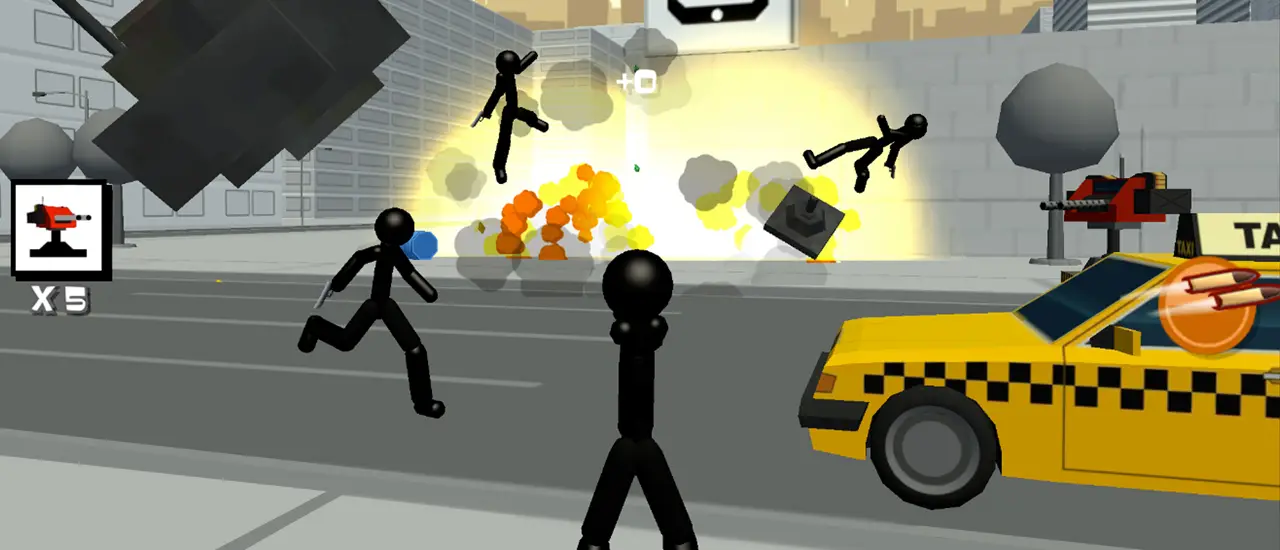 Stickman City Shooting 3D – Kostenloses 3D Schießspiel online spielen