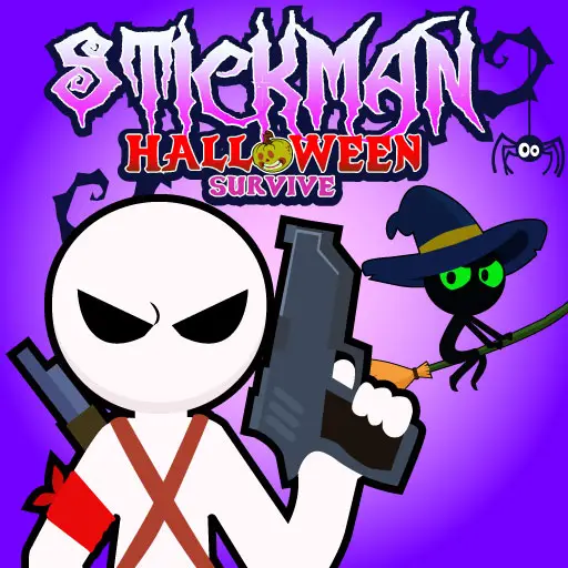 Stickman Halloween Survive - Play Free Online Adventure Shooter Game