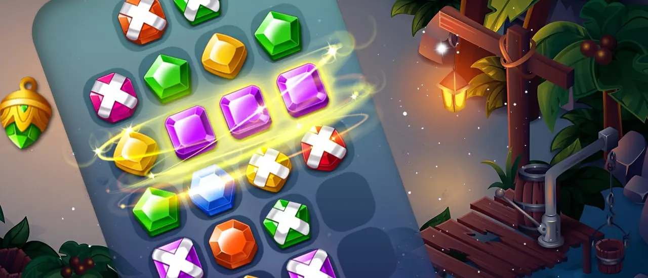 Stickman Jewel Match 3 Master - Play Free Match 3 Puzzle Game