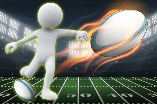 Stickman Rugby Run und Kick – kostenloses Spiel online spielen