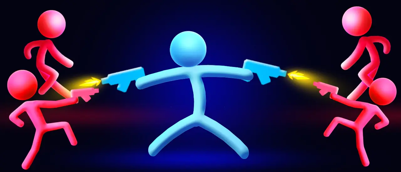 Stickman Temple Duel - Jogo de Tiro Online Grátis