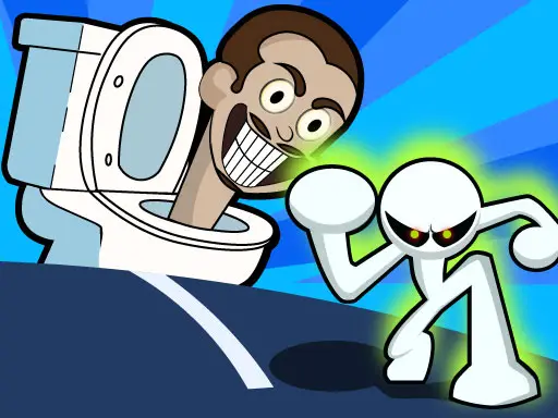 Stickman vs Skibidi Toilet - Juego Gratis en Línea
