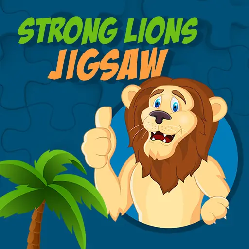 Strong Lions Jigsaw - Juego de Rompecabezas Gratis para Jugar en Línea