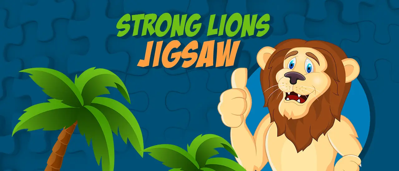 Strong Lions Jigsaw - Juego de Rompecabezas Gratis para Jugar en Línea