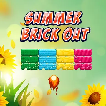 Summer Brick Out - Classic Arcade Breakout Game to Play Free Online