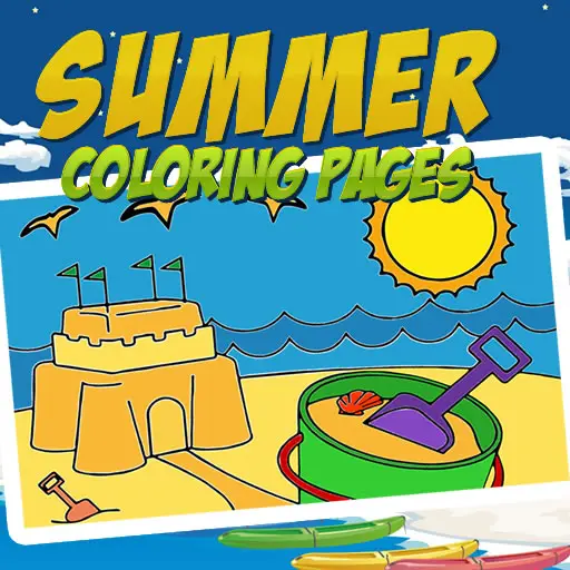 Páginas para Colorir de Verão - Jogue e Divirta-se Online Grátis