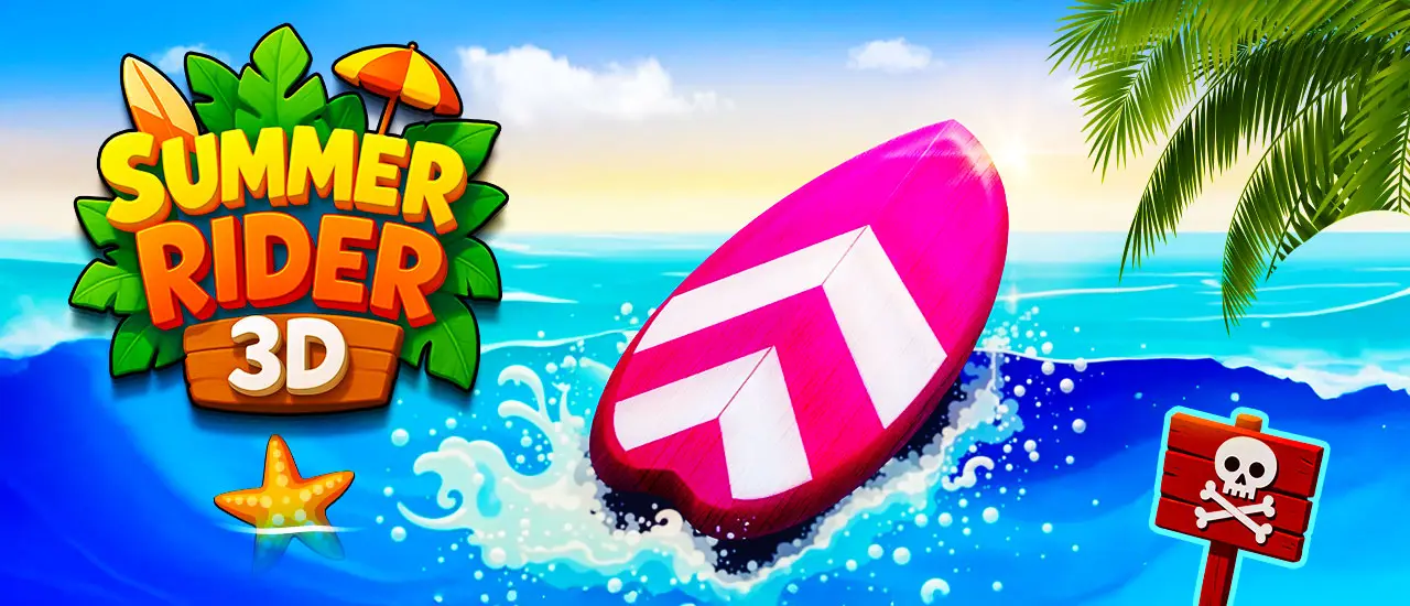 Summer Rider 3D - Jogue Online e Grátis Corrida de Surfe