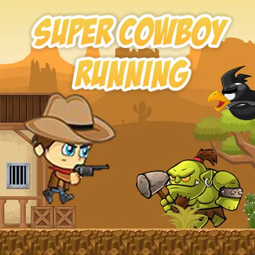 Super Cowboy Running - 無料で遊べるアクションシューティングゲーム