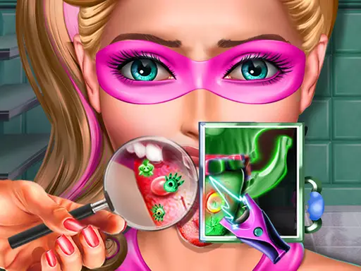 Super Doll Tongue Doctor - Play Free Dentist & Medical Games for Kids