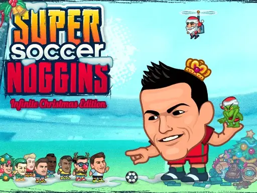 Super Soccer Noggins - Xmas Edition | Play Free Online Soccer Game