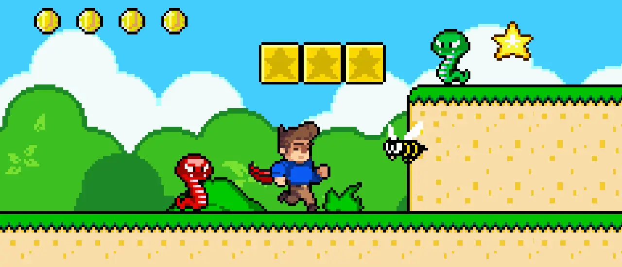 Super Steve World - Jeu de plateforme rétro gratuit